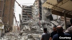 آوار برج دوقلوی متروپل در آبادان