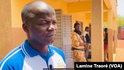 Antoine Bama, Porte-parole des parents des victimes, Perkoa, Réo, le 9 mai 2022.