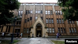 FILE - Students walk at the University of Tokyo in Tokyo, Japan July 20, 2016. (REUTERS/Toru Hanai/File Photo)