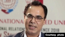 研究中国问题的印度学者玛诺吉科瓦拉马尼(Manoj Kewalramani)（照片由本人提供）