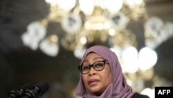 Rais wa Tanzania Samia Suluhu Hassan. April 14, 2022 PICHA: AFP