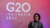 Menteri Keuangan Sri Mulyani Indrawati berbicara saat peluncuran dana pandemi, menjelang KTT G20 di Nusa Dua, Bali, 13 November 2022. REUTERS/Willy Kurniawan