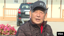 Local resident Kim Jae-hyun, 85, says he is worried about increased military activity around his hometown, in Yeonpyeong, Nov. 8, 2022. (Kim Hyungjin/VOA)