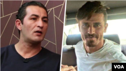 (از راست) وریا غفوری و پرویز برومند