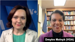 斯坦福大学胡佛研究所主任赖斯接受美国之音视频采访。