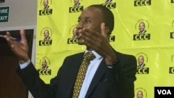 UMnu. Gift Ostallos Siziba owebandla leCitizens Coalition for Change 