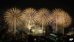 APTOPIX Thailand New Year's Eve