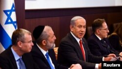 جلسه هفتگی کابینه بنیامین نتانیاهو. اورشلیم، ٨ ژانویه ٢٠٢٣