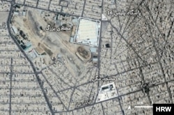 نقشه هوایی محل وقوع «جمعه خونین» زاهدان