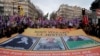 Kurds from Around Europe Demonstrate Over Killings in Paris 