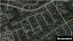 Ulice sa balkanskim imenima u Manasasu uglavnom su blizu jedne drugih. (Screenshot: Google Maps)