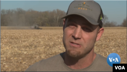 Mark Boston, Illinois Farmer (VOA Video/Kane Farabaugh)