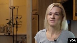 Olena, Anya’s Mother, one of the first family in Kyiv to receive Hibuki toy to help Anya deal with stress from war in Ukraine.