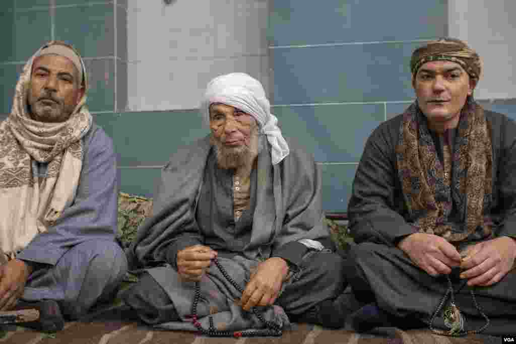 Hajj Zarief, 80, founded his Christmas event on Jan. 2, 1974. “That morning, my uncle had a dream: he saw people from around the world coming into my home and Jesus, inside with a water pail, filling their cups.” In Al-Sherif, Egypt. (Hamada Elrasam/VOA)