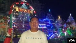 Ketua Panitia Natal GKST Jemaat Ebenhaezer, Yulius Besis Jono, Kamis (22 Desember 2022) (Foto : VOA/Yoanes Litha)