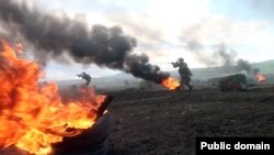 Azərbaycan Xüsusi Təyinatlı Qüvvələrinin İranla həmsərhəd ərazilərdə hərbi təlimləri (Foto Azərbaycan Müdafiə Nazirliyinindir)