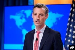 资料照：美国国务院发言人内德·普赖斯（Ned Price）