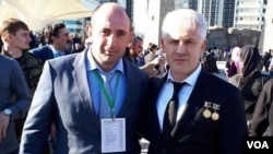 ხუჩიევი გროზნოში ოკუპირებული ცხინვალის უკანონო "მერთან" ერთად