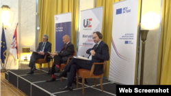 Konferencija u ambasadi Francuske u Beogradu