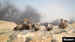 ‘혁명수비대(IRGC)’가 지난해 걸프지역에서 군사훈련을 실시하고 있다. 