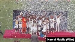 TP Mazembe etomboli keni na Lubumbashi, ns RDC, 6 sanza ya zomi na moko 2016. (VOA/Narval Mabila)