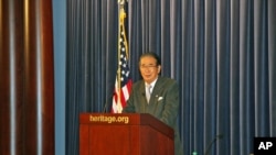 石原慎太郎在传统基金会演说