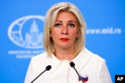 Juru bicara Kementerian Luar Negeri Rusia, Maria Zakharova