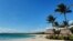 FILE - This photo taken on Nov. 20, 2019 shows a beach at a resort at Natadola Bay in Fiji.