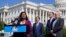 FILE - Rep. Pramila Jayapal speaks at a Congressional Progressive Caucus news conference, Aug. 12, 2022, in Washington. With Jayapal from left are Reps. Jamie Raskin, Mark Takano and Mark Pocan.