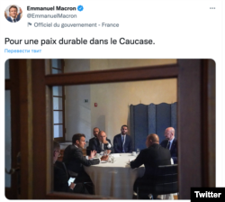 Emmanuel Makronun twitter səhifəsi