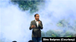 Presiden Jokowi turun tanganangsung mempromosikan proyek pembangunan IKN Nusantara di hadapan para investor. (Foto: Couretsy/Biro Setpres)