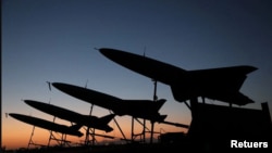 تصویری از پهپادهای ایرانی در یک رزمایش نظامی - عکس از رویترز