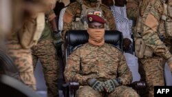 Kiongozi wa mapinduzi ya kijeshi nchini Burkina Faso Ibrahim Traore