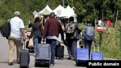 Bamwe mu bagiye muri Serbiya