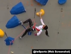 الناز رکابی، صخره‌نورد ایرانی