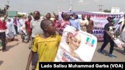 Kungiyoyin Mata Sun Yi Zanga-zangar Goyon Bayan Aishatu Dahiru ‘Yar Takarar Gwamna A Jihar Adamawa