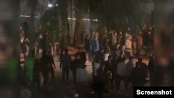 Təbrizdə oktyabrın 26-da Şəhnaz məhəlləsində etiraz aksiyası keçirilib