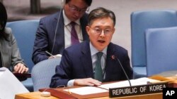 황준국 유엔 주재 한국 대사.