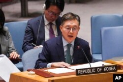 황준국 유엔 주재 한국 대사.