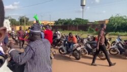 Les manifestants contre la Cédéao dans les rues de Ouagadougou