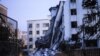 A damaged building is seen after explosions hit Liucheng county, Guangxi Zhuang Autonomous Region, China, Sept. 30, 2015.