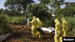 Un enterrement au Libéria (Reuters)