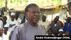 Mahamat Nour Ibédou Secrétaire général de la CTDDH à N'Djamena, le 7 mars 2019. (VOA/André Kodmadjingar)