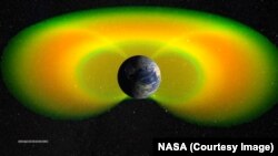 The Van Allen belts around our planet protect the Earth from many forms of radiation. Scientists say they have found that VLF radio waves act to clear the lower Van Allen belts of harmful electrons.