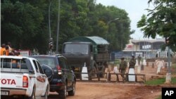 Un barrage en Centrafrique