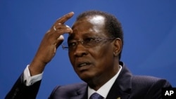Le président Idriss Deby Itno du Tchad à Berlin, 12 octobre 2016. 