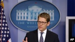 제이 카니 백악관 대변인 (자료사진)