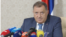 Milorad Dodik za vrijeme konferencije za novinare.