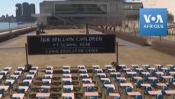 Plaidoyer visuel de l'UNICEF pour la réouverture des salles de classe