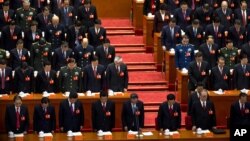 Xitoy Kommunistik partiyasining 18-qurultoyi, Pekin, 8-noyabr, 2012-yil.